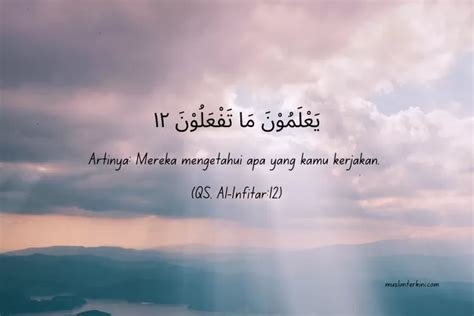 Surat Al Infitar Ayat 12 Arab Latin Dan Artinya Lengkap Dengan