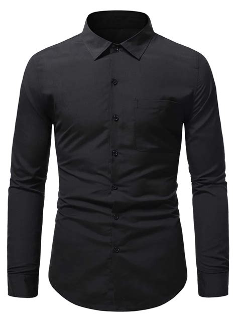 black button up shirt men 12
