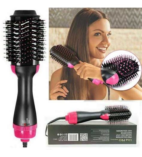 One Step Volumizer Hair Dryer And Hot Air Brush Black