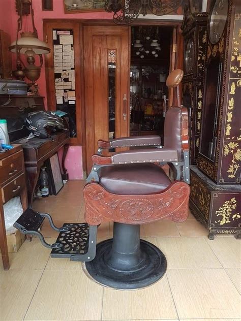 Kursi Barbershop Tua Dan Antik Jadoel Tempoe Doeloe Antik Furnitur Di