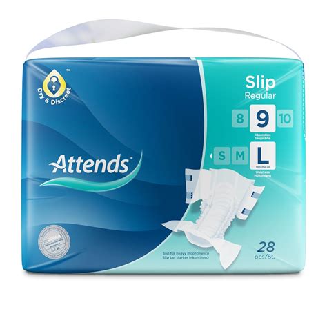 Attends Slip Regular 9 Large Pack Of 28