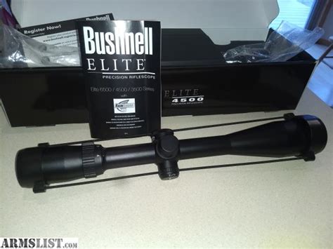 ARMSLIST - For Sale: Bushnell Elite 4500