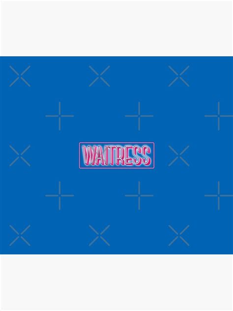 Waitress The Musical Uk Neon Sign Logo Broadway West End Comforter