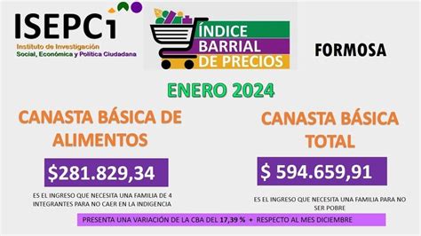 Seg N El Isepci Una Familia En Formosa Necesit Casi Mil Pesos