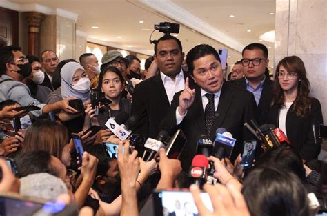 Posisi Ketum Pssi Lengkapi Portofolio Erick Thohir Menuju Pilpres 2024