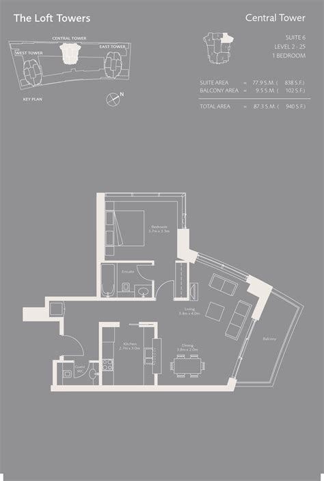 The Lofts Central Tower Floor Plans Downtown Dubai Interior Design