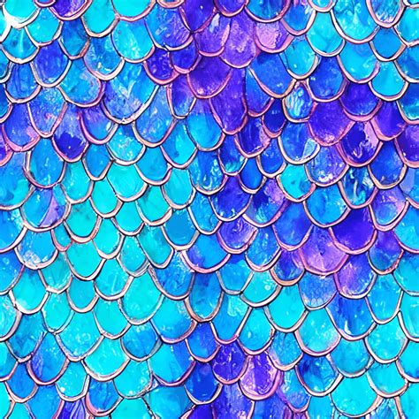 Mermaid Scales Pattern Graphic · Creative Fabrica