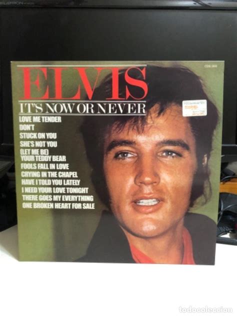 Disco Vinilo Elvis Presley Its Now Or Never Comprar Discos LP