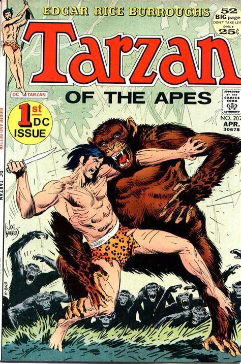 Tarzan #207 - Joe Kubert art & cover + 1st issue - Pencil Ink