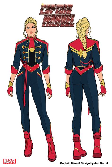 Captain Marvel: Marvel Comics Reveals Carol Danvers' Bold New Costume