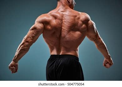 Back View Torso Attractive Male Body Stock Photo Shutterstock