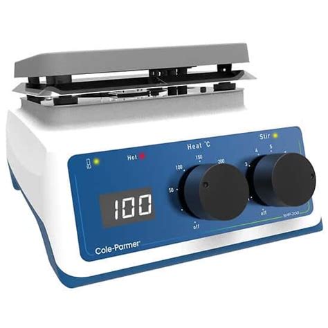 Cole Parmer SHP D S Undergrad Digital Stirring Hot Plate X Cm Aluminum V From