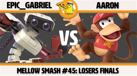 Mellow Mushroom SSBU 45 Epic Gabriel ROB Vs Aaron Diddy Smash