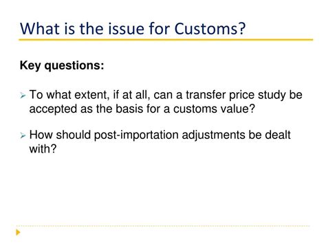 Ppt Customs Valuation And Links To Transfer Pricing Powerpoint