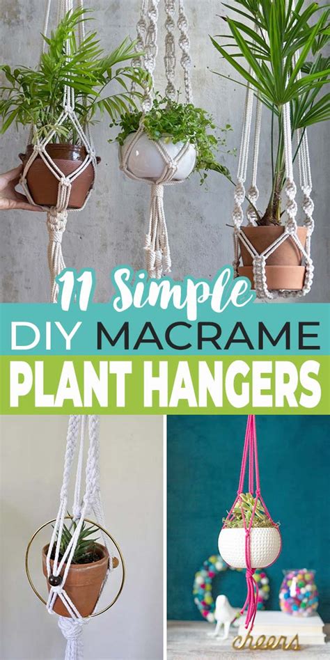 Macrame Plant Hanger Diy