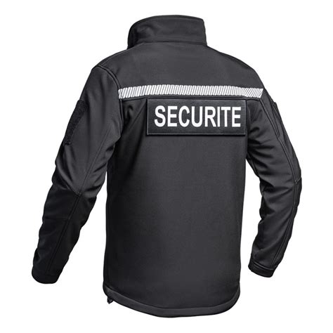 Habimat Veste Softshell Couches S Curit Noir Bande Grise