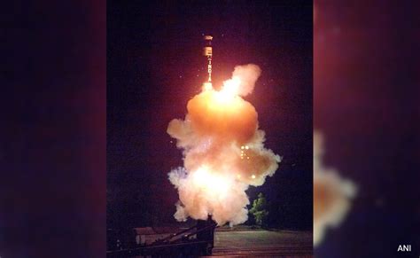 Agni Prime India S New Generation Ballistic Missile Flight Tested