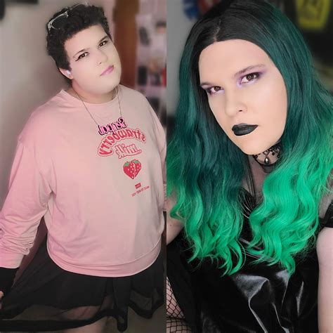 Transformation Tuesday Kawaii Boyfriend To Goth Girlfriend Rgenderfluid