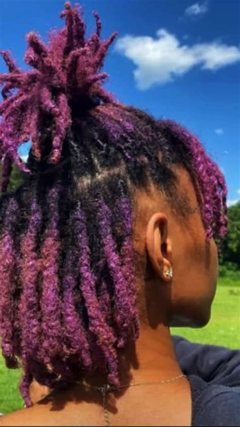 colored locs | Quick natural hair styles, Dyed hair, Locs hairstyles