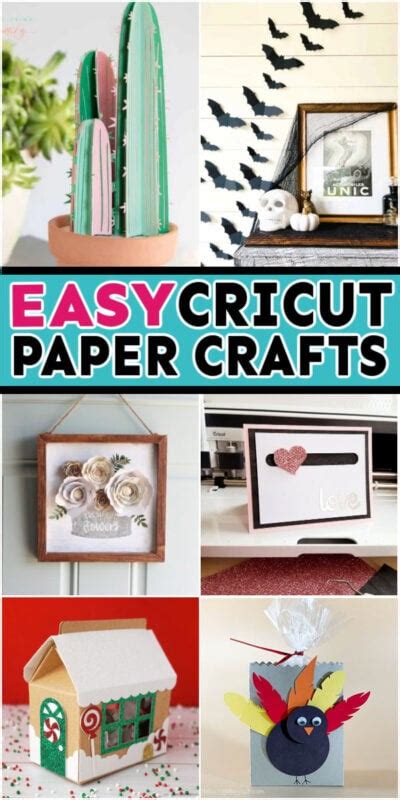 21 Simple Cricut Paper Projects - Play Party Plan