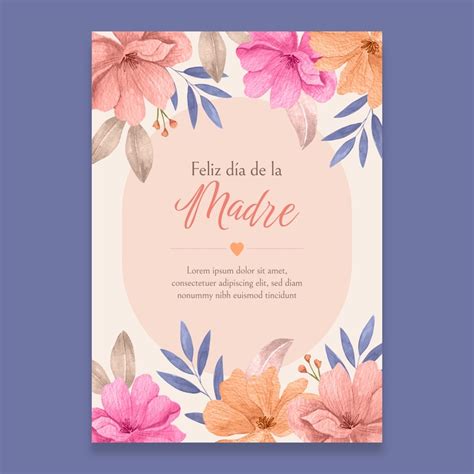 Plantillas De Invitaciones Para El Día De La Madre Día De La Madre: