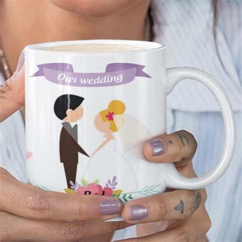 Wedding Coffee Mug With Print Our Wedding 2