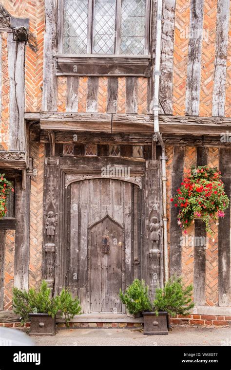 The picturesque medieval village of Lavenham, Suffolk, England, UK ...