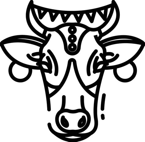 Cow Outline Illustration 45615901 Vector Art At Vecteezy