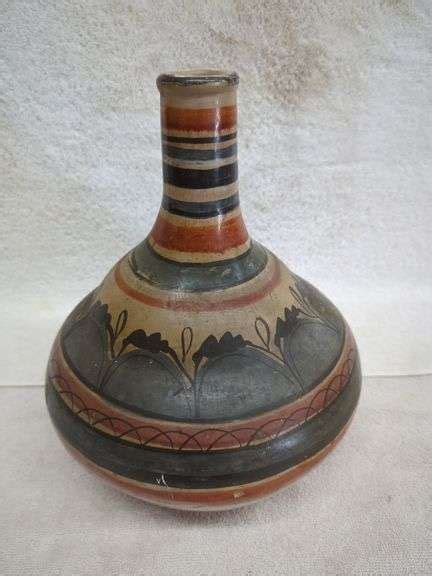 Tall Pottery Vase Isabell Auction