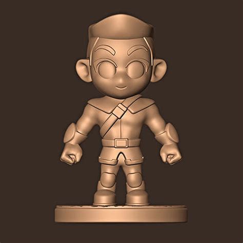 Hawkeye chibi Avengers Endgame 3D model 3D printable | CGTrader