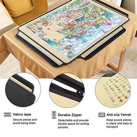 Portable Jigsaw Puzzle Table Board Premium Puzzle Case Piece