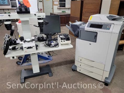 Lot of Leica Comparison Microscope & HP Copier/Scanner | Industrial Machinery & Equipment ...