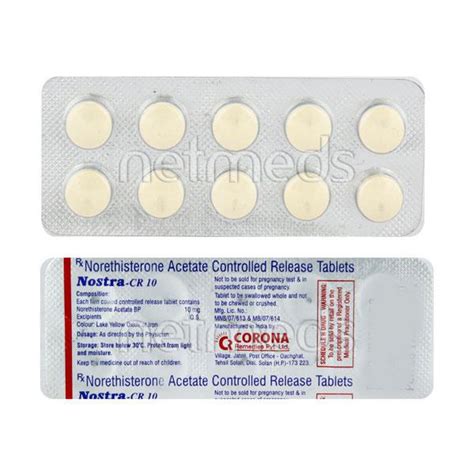 Nostra Cr 10mg Tablet 10s Price Uses Side Effects Netmeds