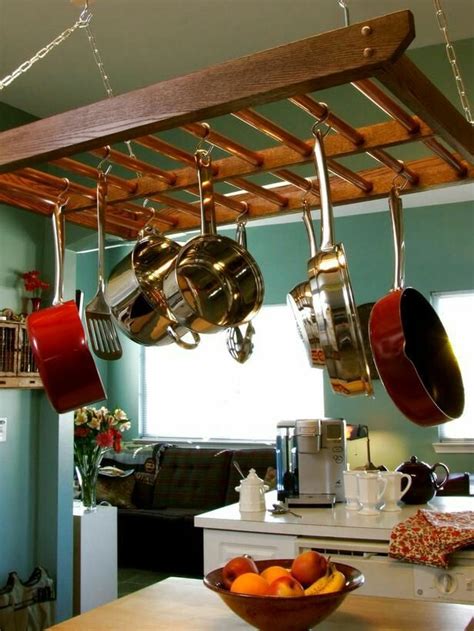 Pin By Julia Albert On Dining Pot Rack Hanging Kitchen Projects Kitchen Pot