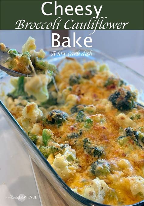 Baked Broccoli And Cauliflower With Cheese Recipe Setsuko Brannon