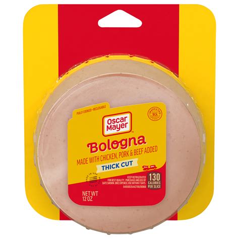 Thick Cut Bologna Sliced Lunch Meat