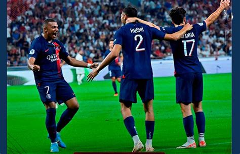 Ligue1 de Francia PSG con doblete de Mbappé golea 4 1 al Olympique de