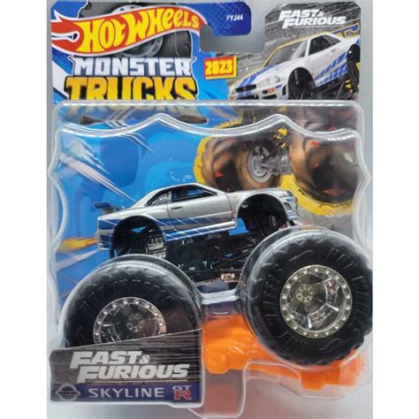 Monster Truck Hot Wheels Nissan Skyline Velozes e Furiosos Miniaturas coleção carrinhos