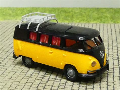 Modellspielwaren Reinhardt Brekina Vw T B Camper Schwarz