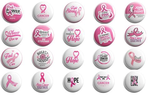 Breast Cancer Awareness Pinback Buttons Archives