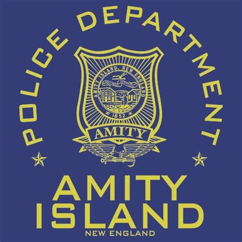 Amity Island Police Department Inspired By Jaws Classic T Shirt By