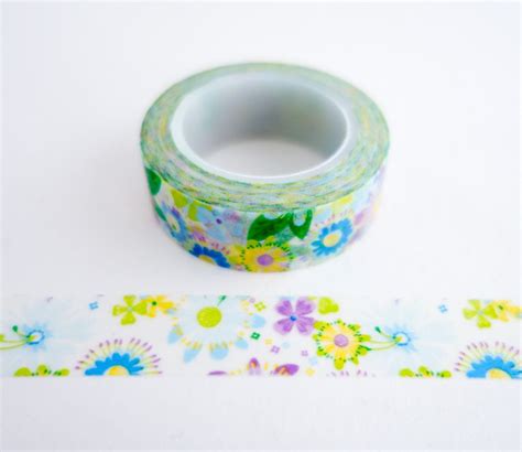 Bright Spring Flowers Washi Tape Washi Tape Bright Spring Washi