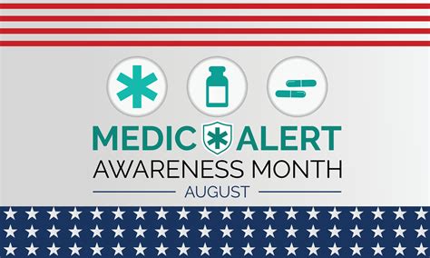 Medic Alert Awareness Month August Celebration In United States