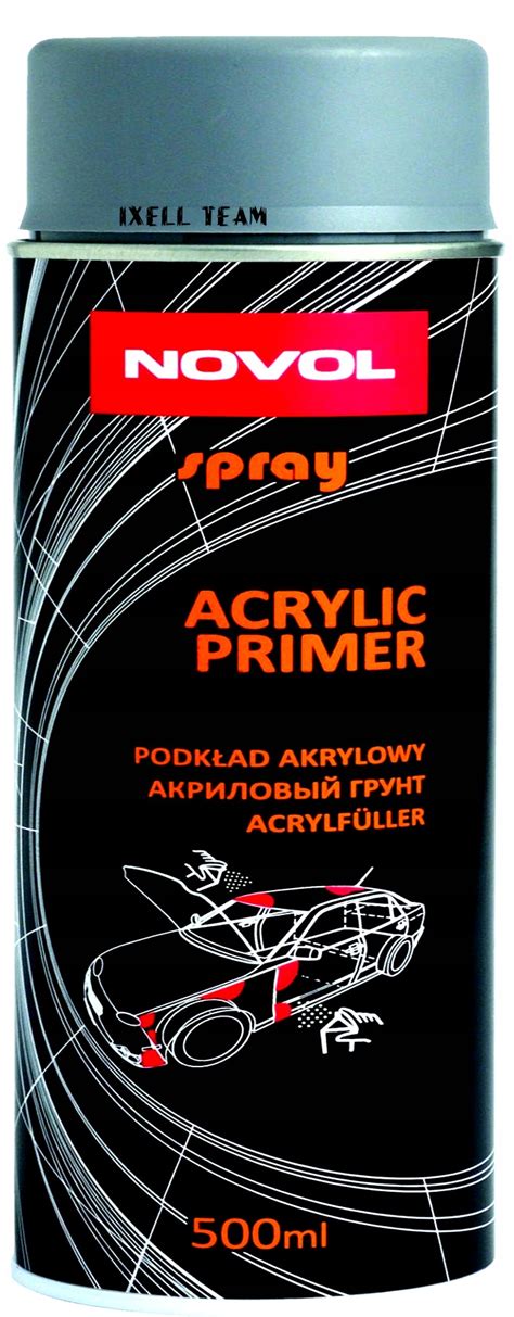 NOVOL SPRAY PODKŁAD AKRYLOWY SZARY 500 ML 460 460ee za 26 60 zł z