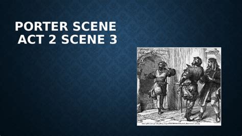 Macbeth - Porter Scene Analysis | Teaching Resources