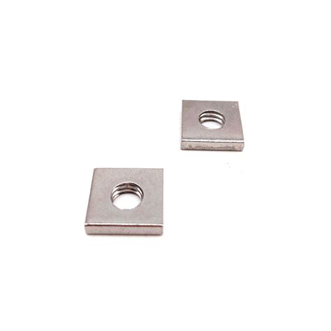 SS304 Stainless Steel DIN562 M4 Square Thin Nut Square Nut And Thin Nut