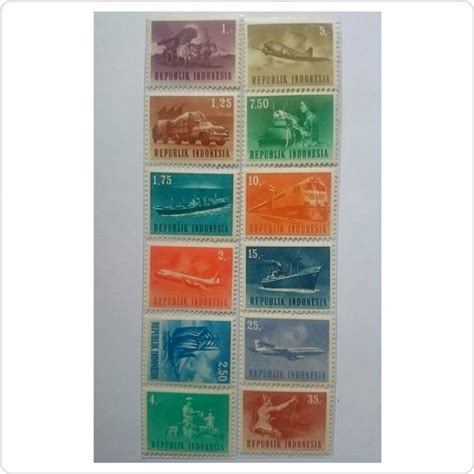 Jual Perangko Seri Alat Transportasi 1964 Set 12 Pcs Di Lapak Mata