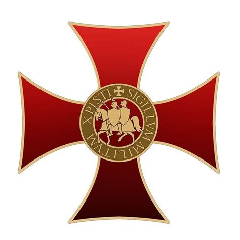 insignia pin cruz templario | Templarios, Caballeros templarios, Cruz ...