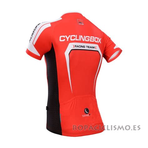 Maillot Cyclingbox Mangas Cortas Rojo