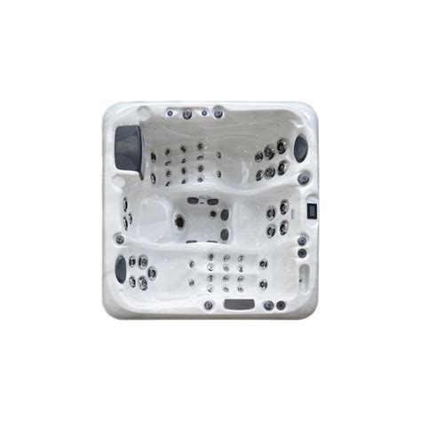Luxuria Spas 4 Person 51 Jet Acrylic Square Hot Tub With Ozonator Wayfair
